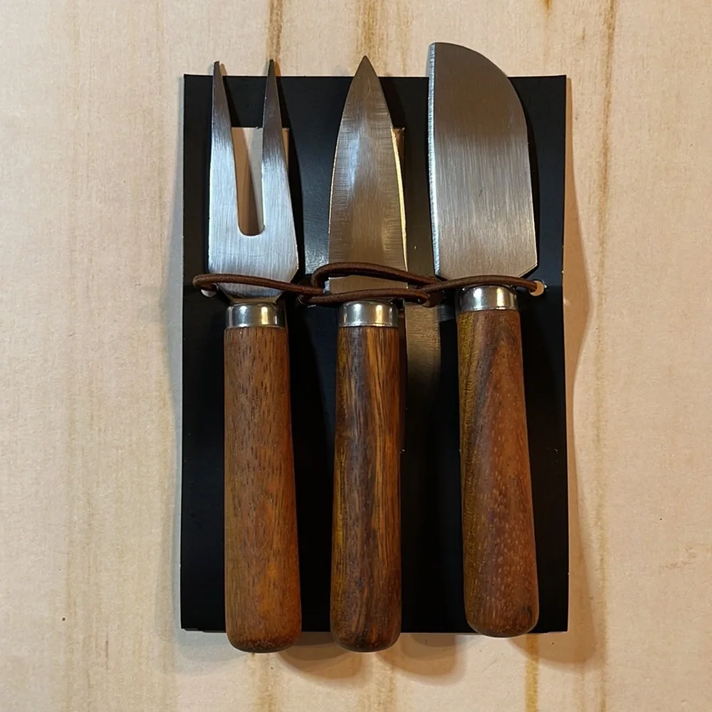 Ironwood Acacia Cheese Knives
